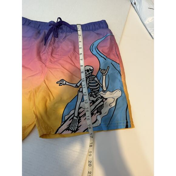 Chemistry Colorful Skeleton Swim Trunks SPF 50 - Size M (NWT) - Picture 5 of 8